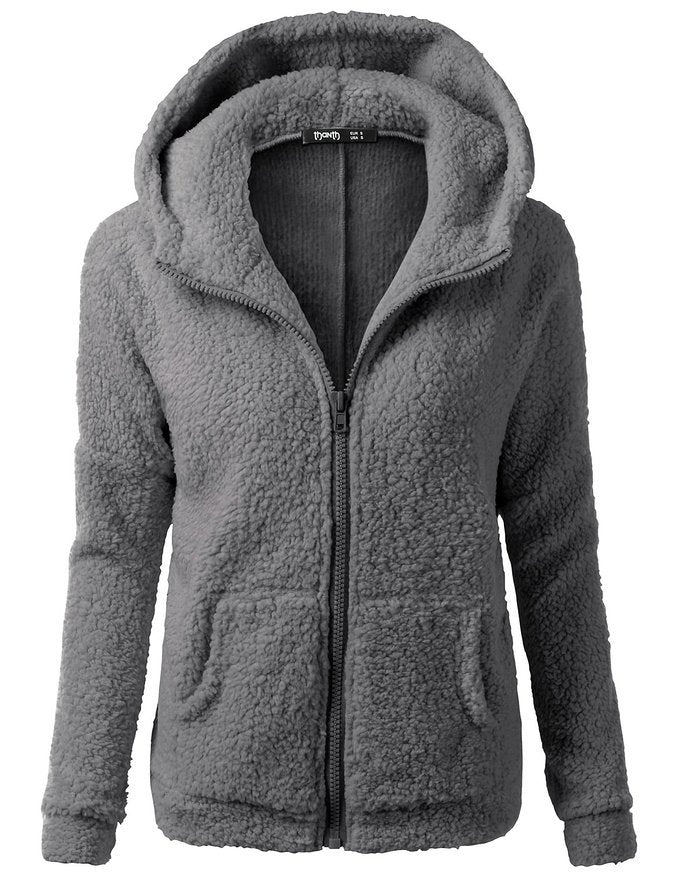 Chloe Soft Fleece Cardigan - Chaud et polyvalent