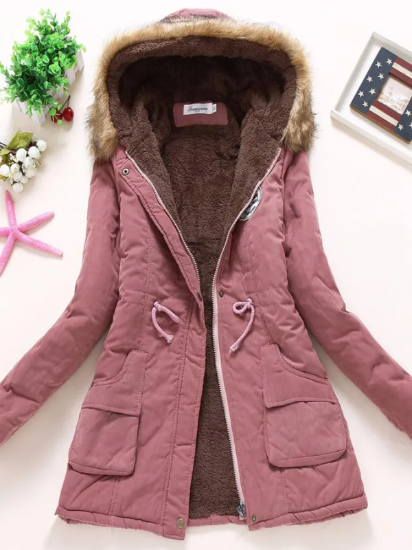 Parka à capuche coupe slim Sophia - Confortable et stylée