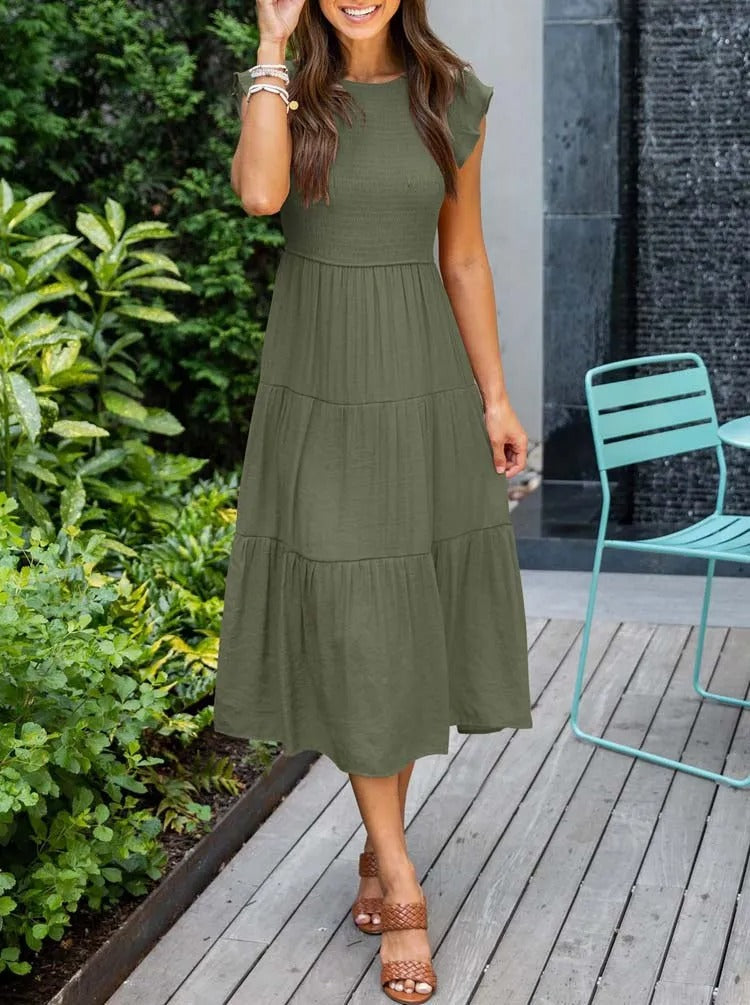 Eliza - Robe maxi d'été fluide et confortable