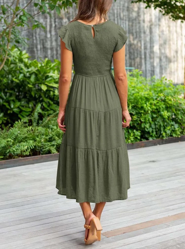 Eliza - Robe maxi d'été fluide et confortable