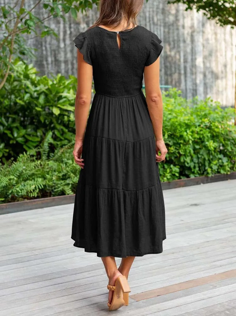 Eliza - Robe maxi d'été fluide et confortable