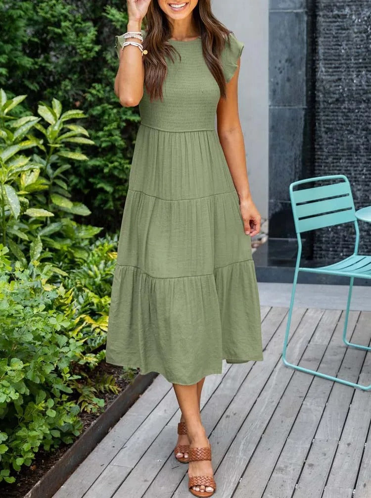 Eliza - Robe maxi d'été fluide et confortable