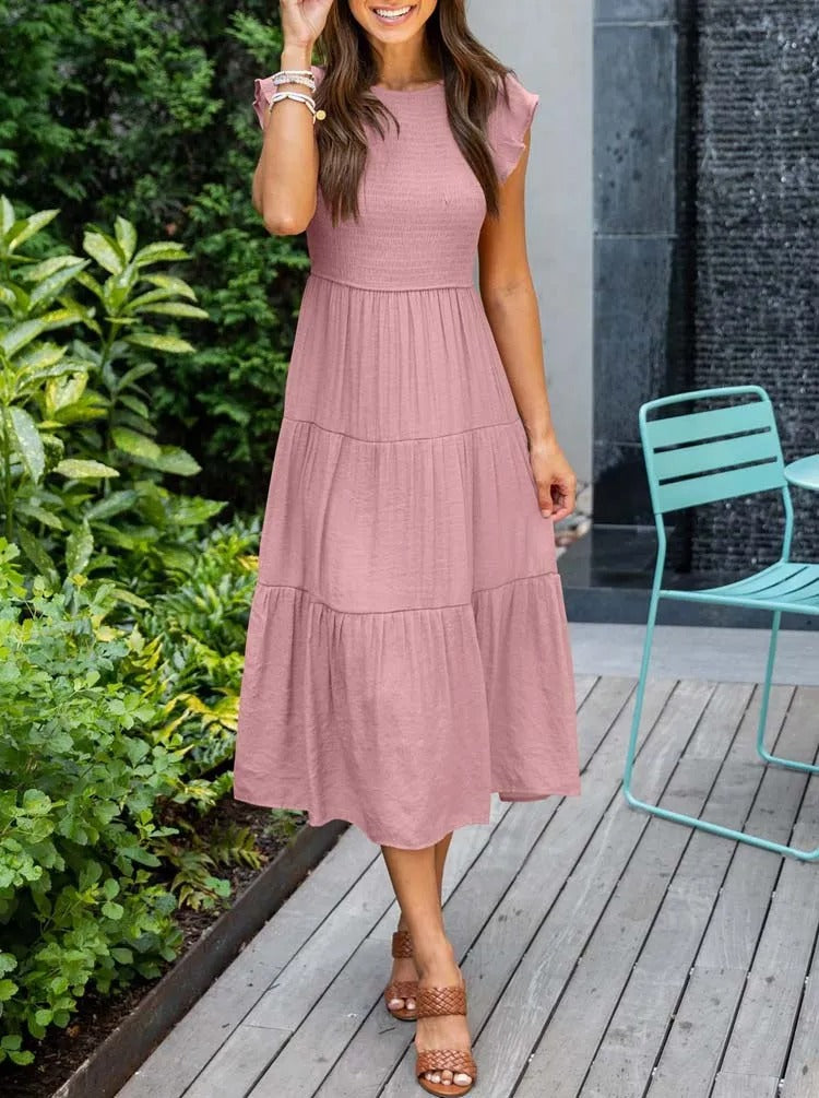 Eliza - Robe maxi d'été fluide et confortable