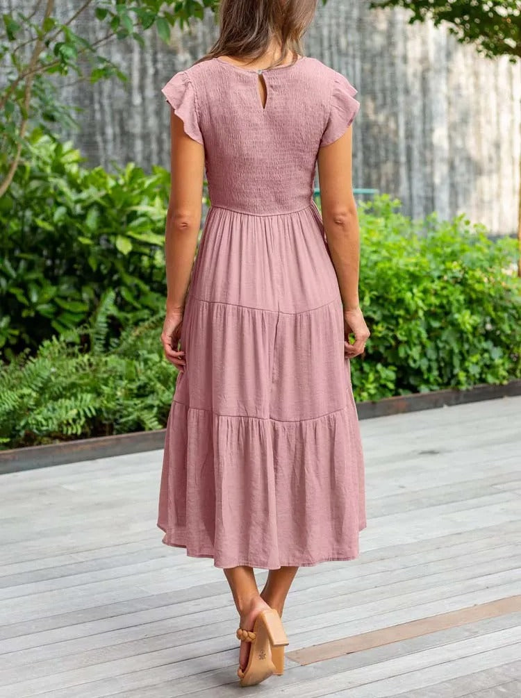 Eliza - Robe maxi d'été fluide et confortable