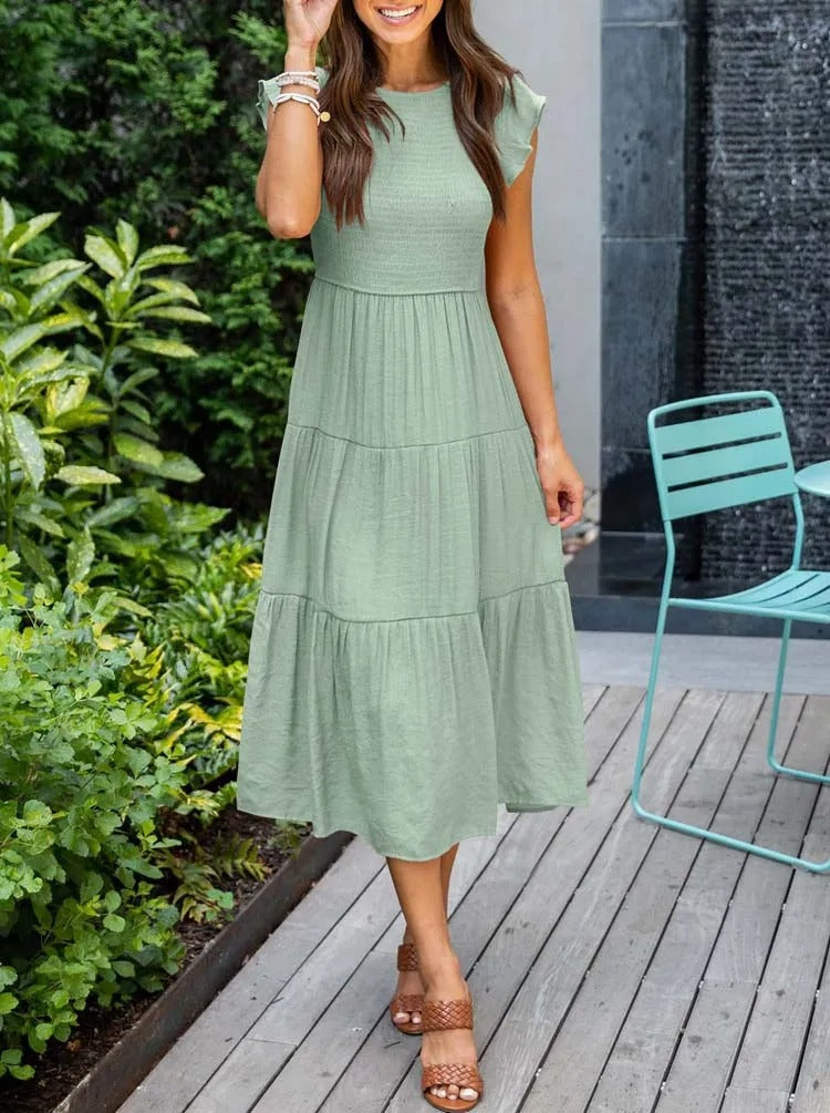 Eliza - Robe maxi d'été fluide et confortable