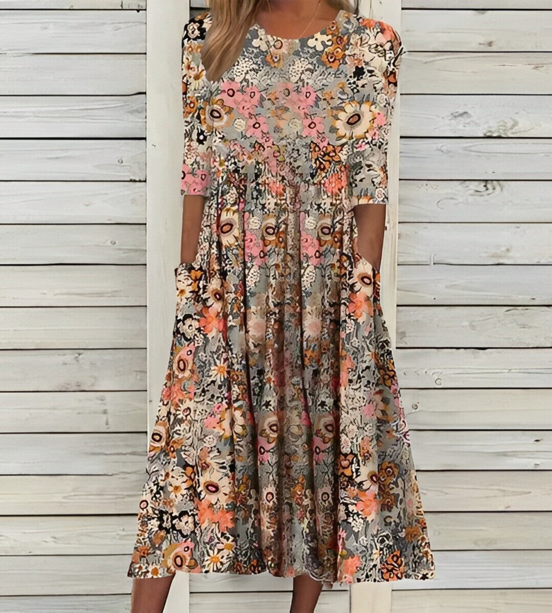 Dona - Robe fleurie bohème et romantique