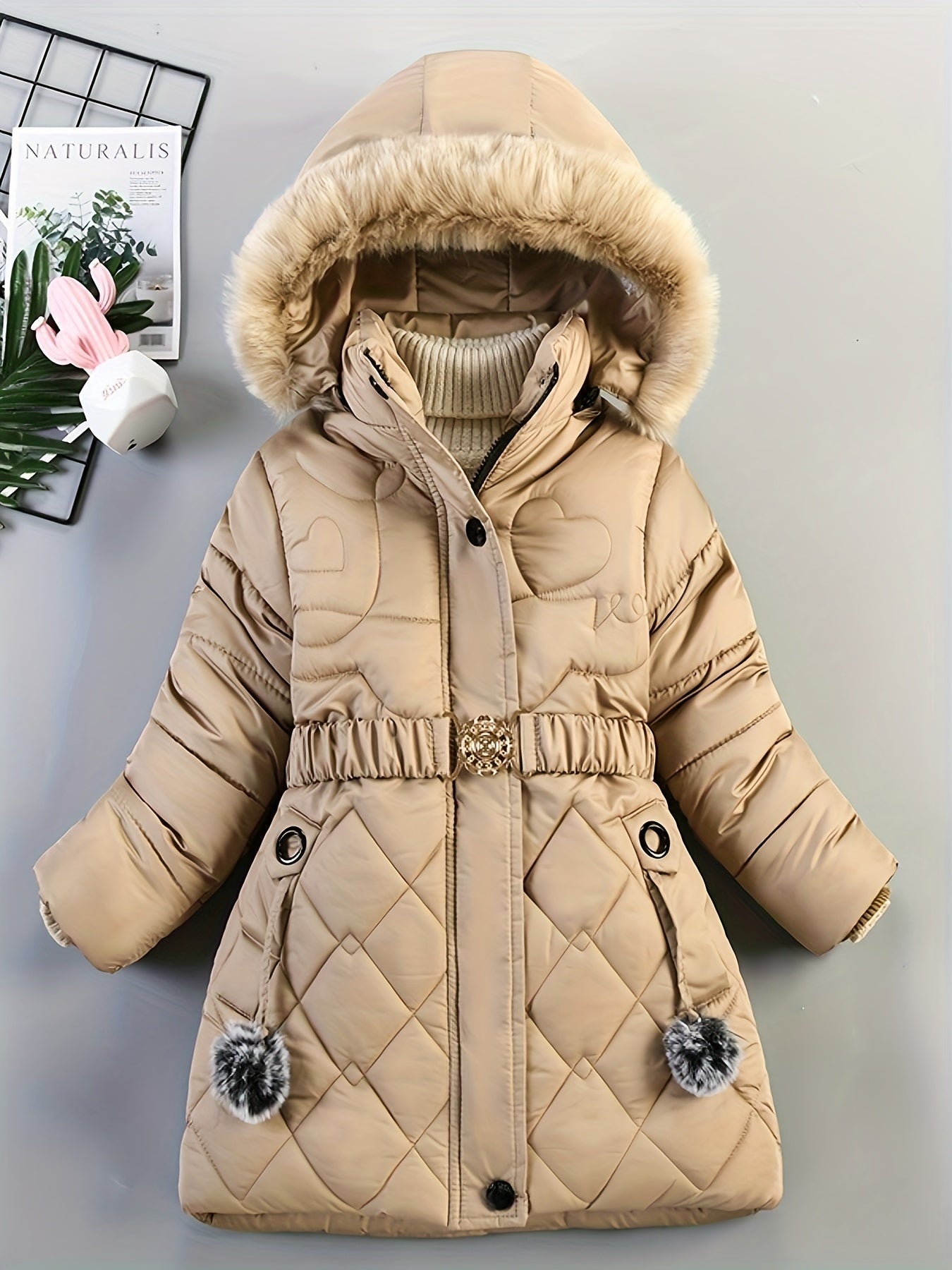 Ella - Manteau d'hiver à capuche pour filles