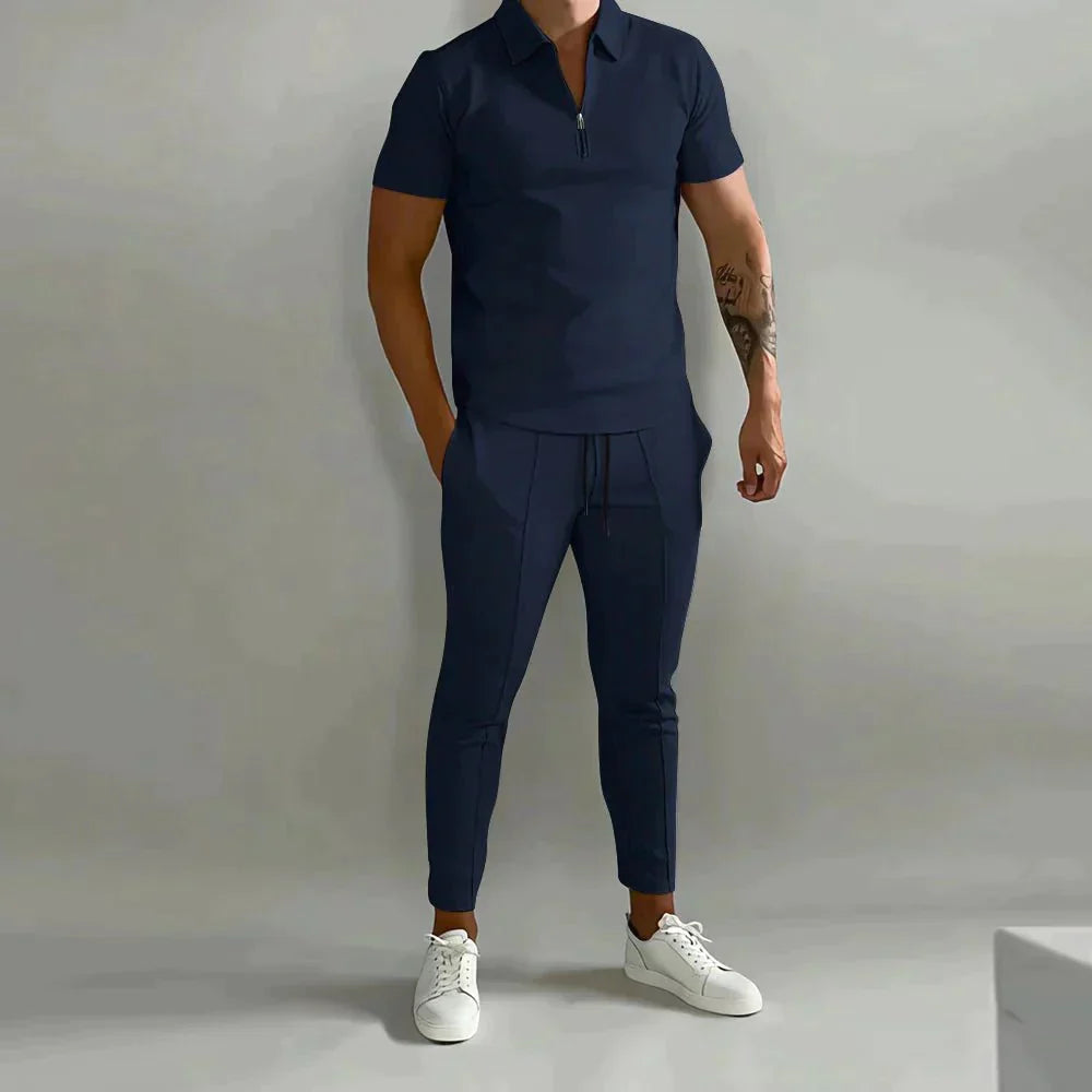 Eleganto | Ensemble chemise et pantalon décontractés