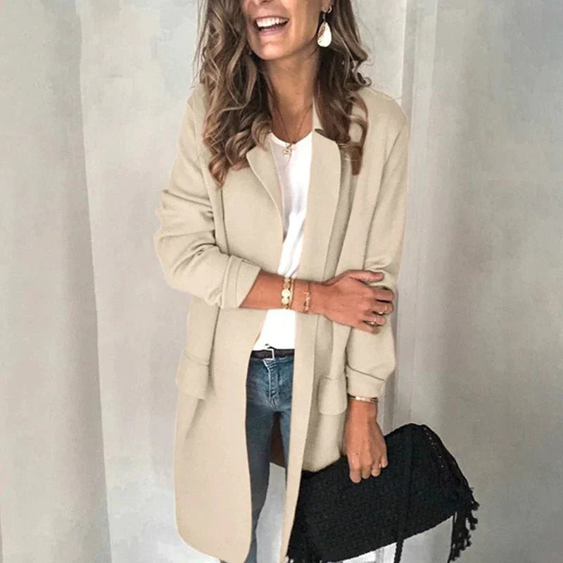 Miraluna Long Cardigan - Confortable et Élégant Gilet Tricoté