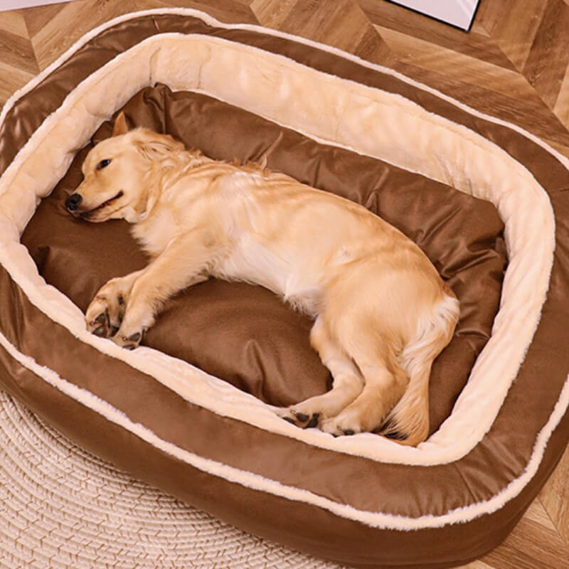 PawComfort – Lit pour chien doux et confortable avec housse amovible | Facile à nettoyer