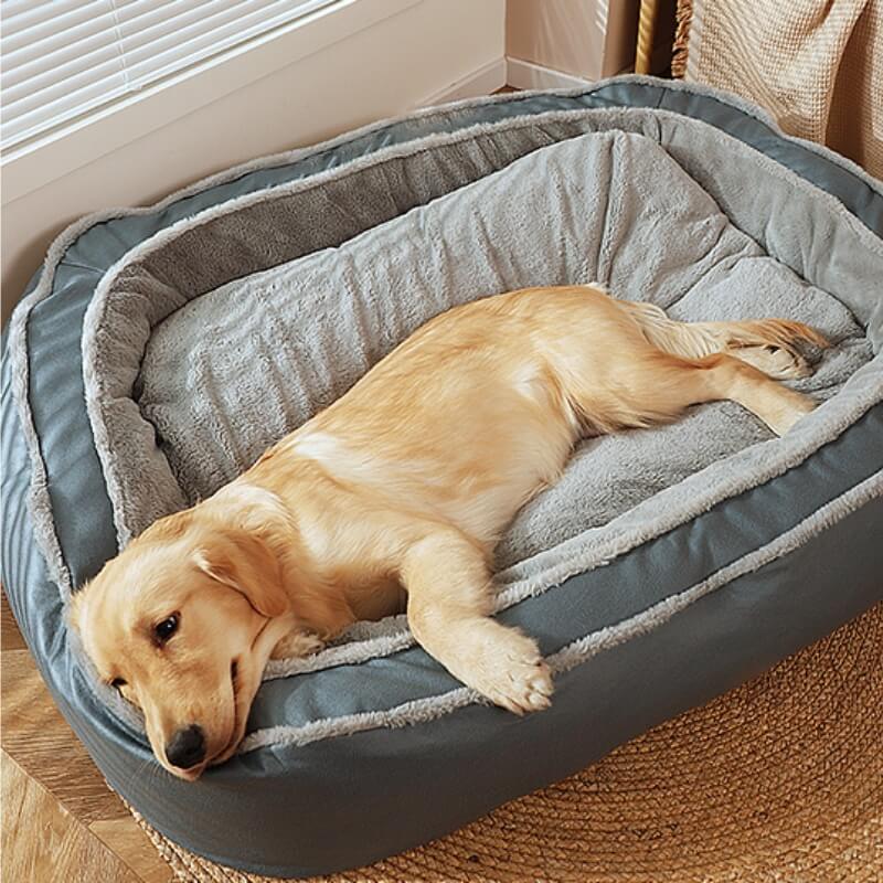 PawComfort – Lit pour chien doux et confortable avec housse amovible | Facile à nettoyer