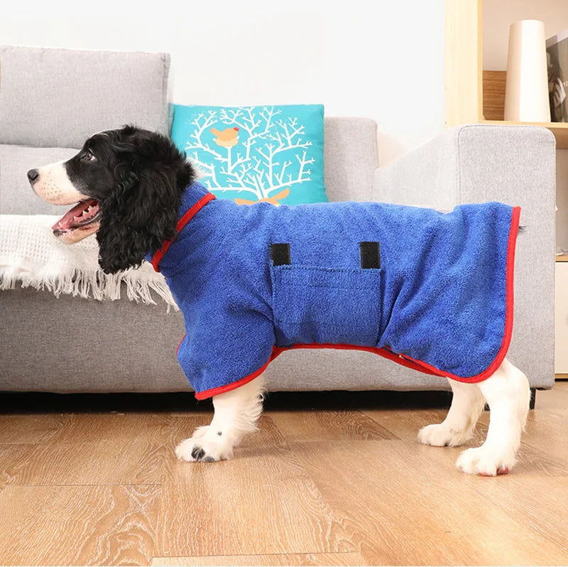 PawComfort – Peignoir pour chien pour chaleur et style | Séchage rapide et confortable