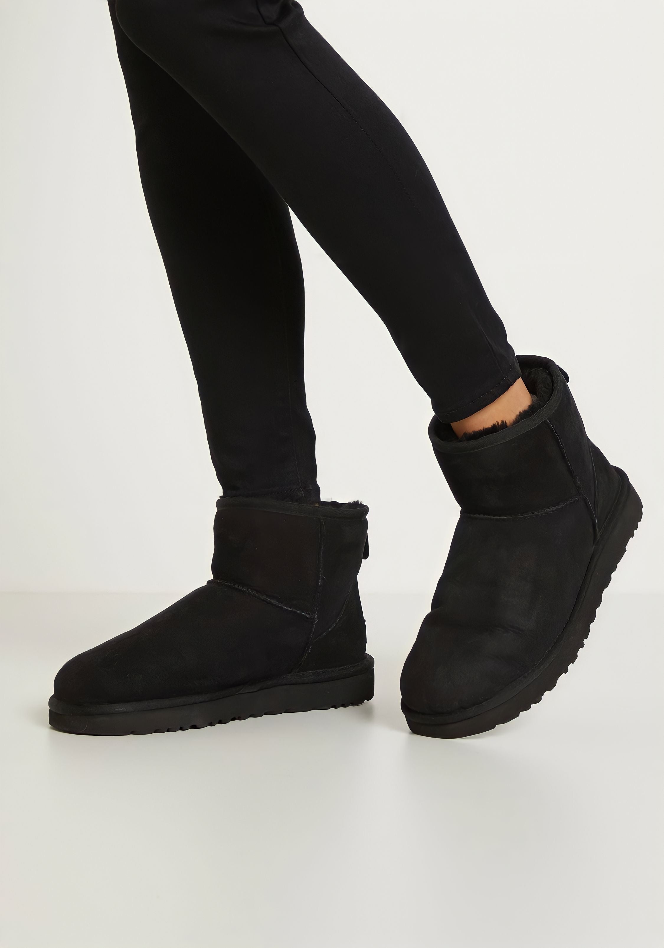 Bottines avec doublure en polaire