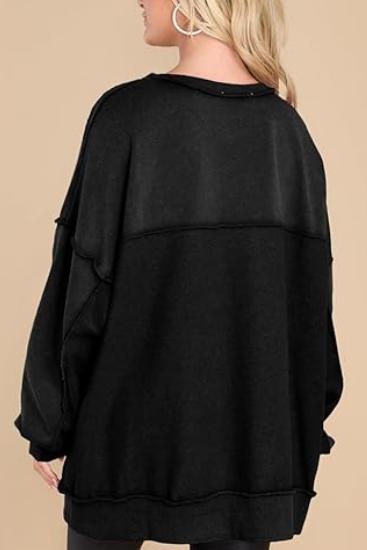 Eva - Pull tunique chic pour femme à col montant