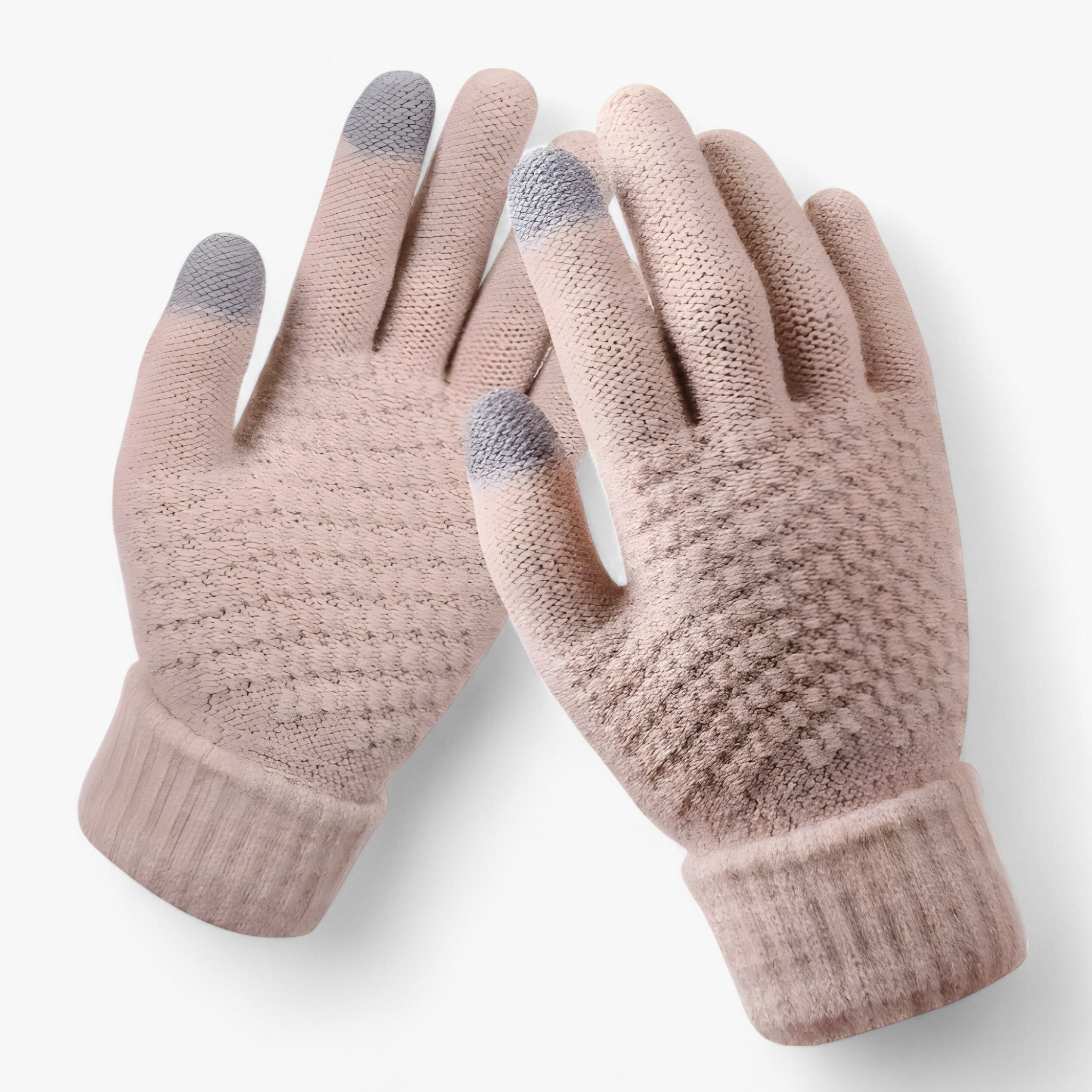 Lara - Gants d'hiver avec couverture complète du doigt et style crochet