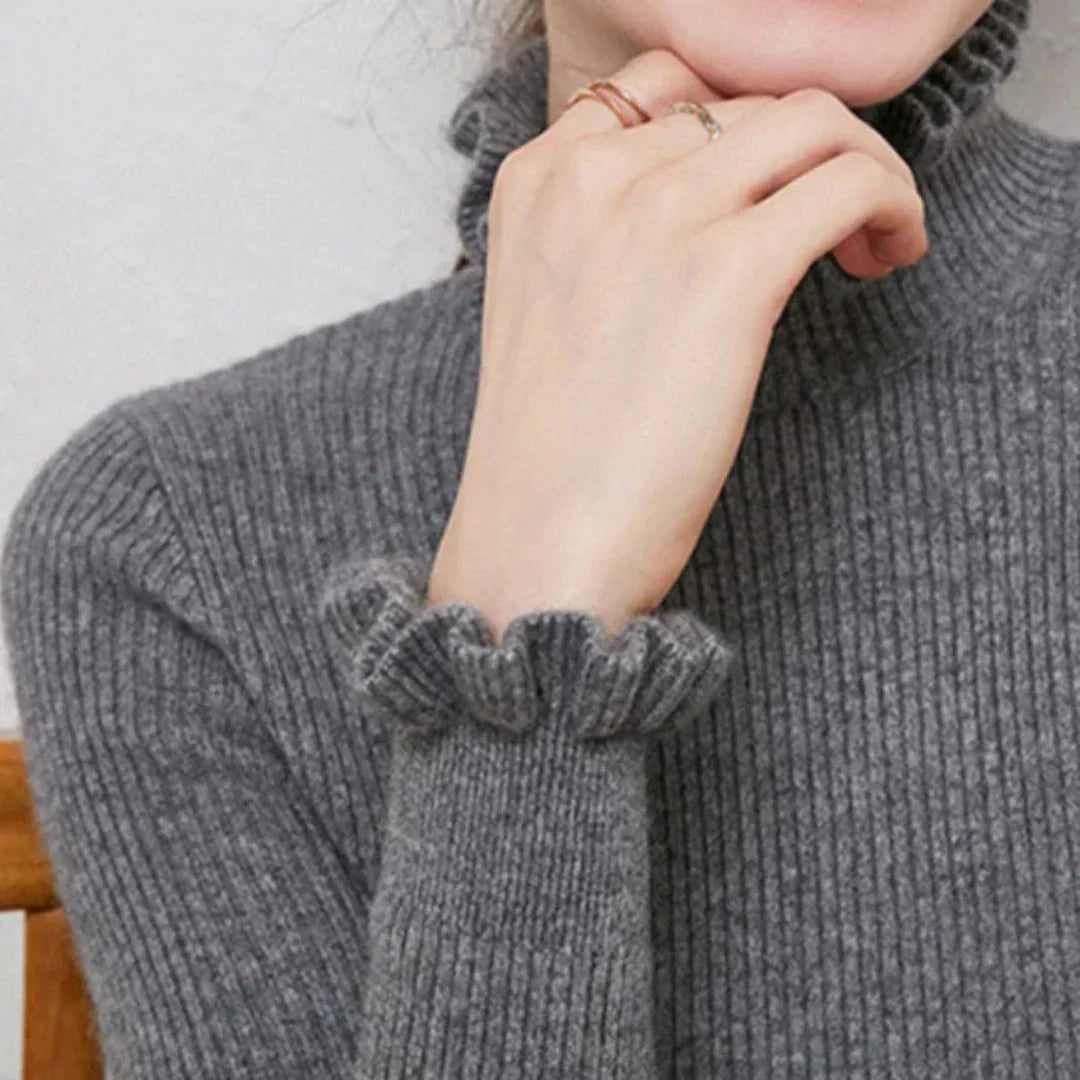 Sophie - Pull en tricot pour femmes avec col