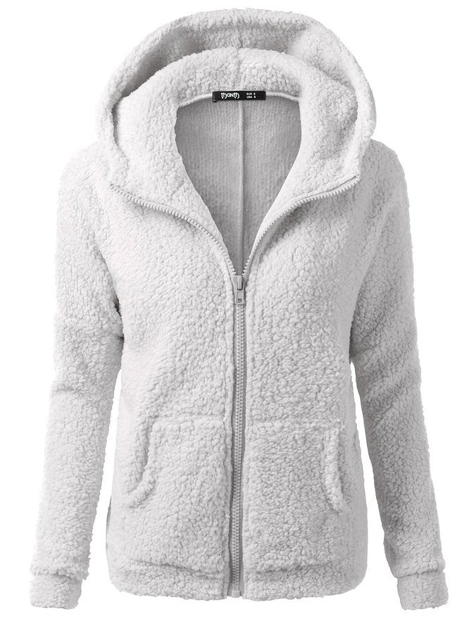 Chloe Soft Fleece Cardigan - Chaud et polyvalent