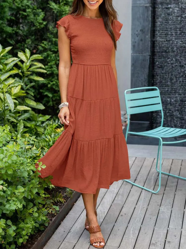 Eliza - Robe maxi d'été fluide et confortable