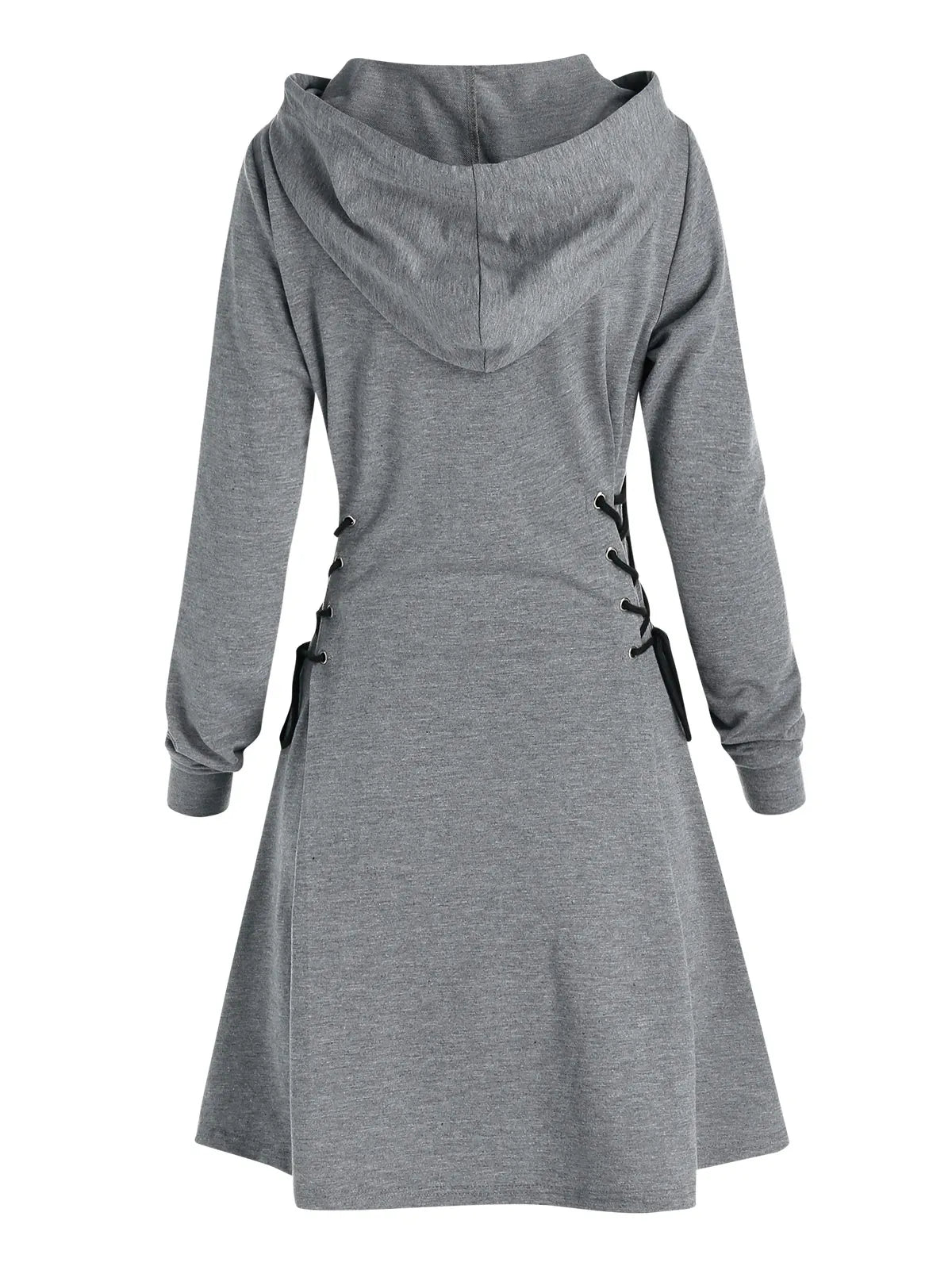 Ovina - Robe sweat à capuche décontractée