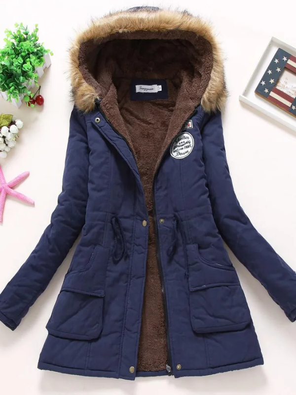 Parka à capuche coupe slim Sophia - Confortable et stylée