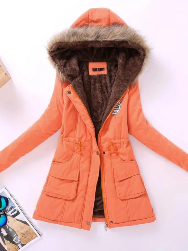 Parka à capuche coupe slim Sophia - Confortable et stylée