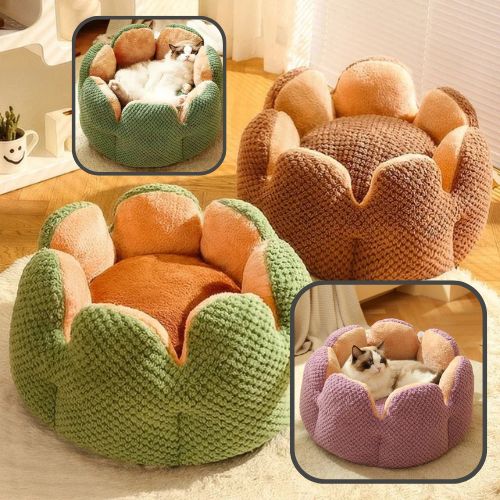 Panier pour Chat Confortable - Design Portable et Douillet