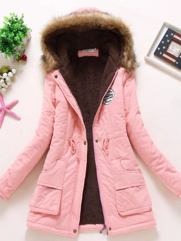 Parka à capuche coupe slim Sophia - Confortable et stylée