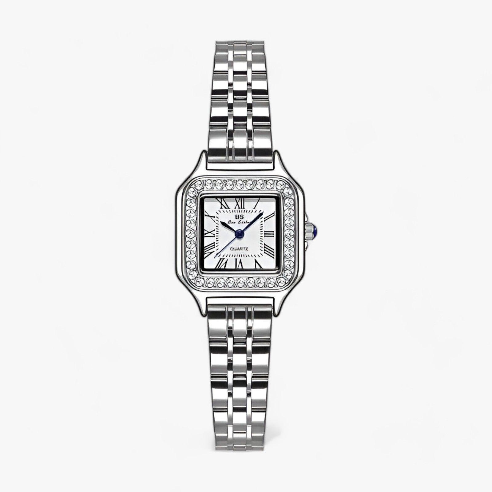Rosa | Montre en acier inoxydable - Elégance et confort
