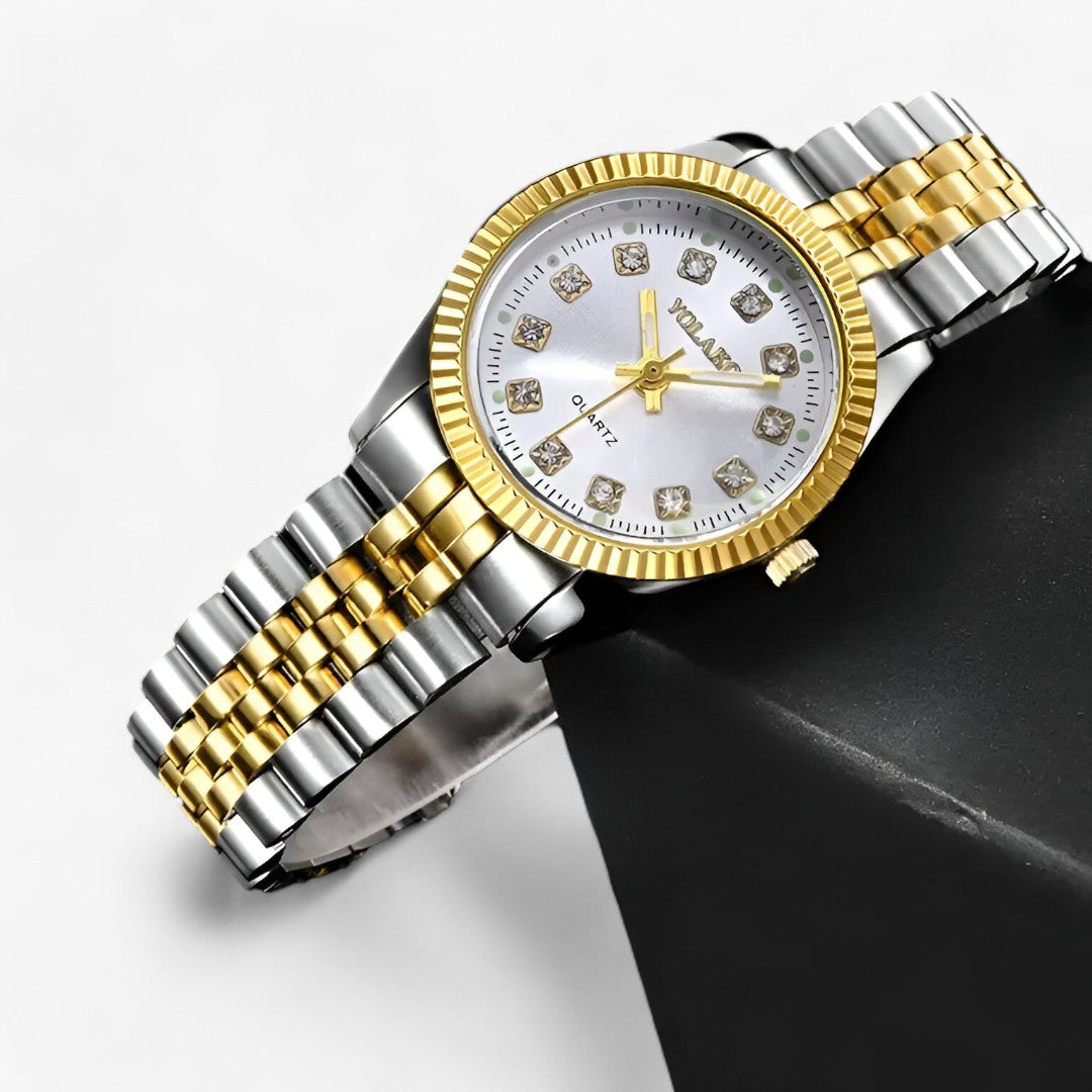 Fay - Elegant Gold Round Wristwatch - Votre must-have stylé et pratique !