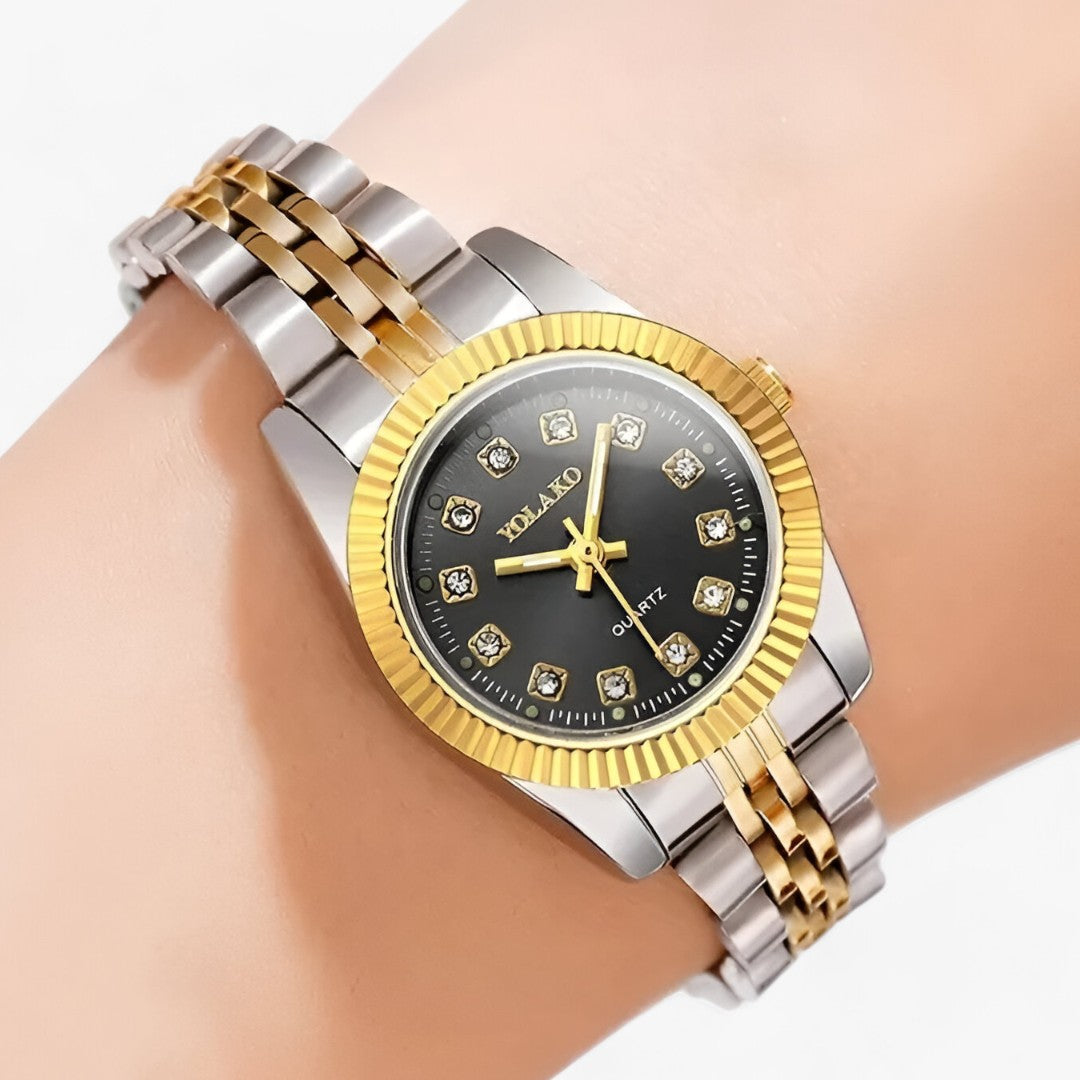 Fay - Elegant Gold Round Wristwatch - Votre must-have stylé et pratique !