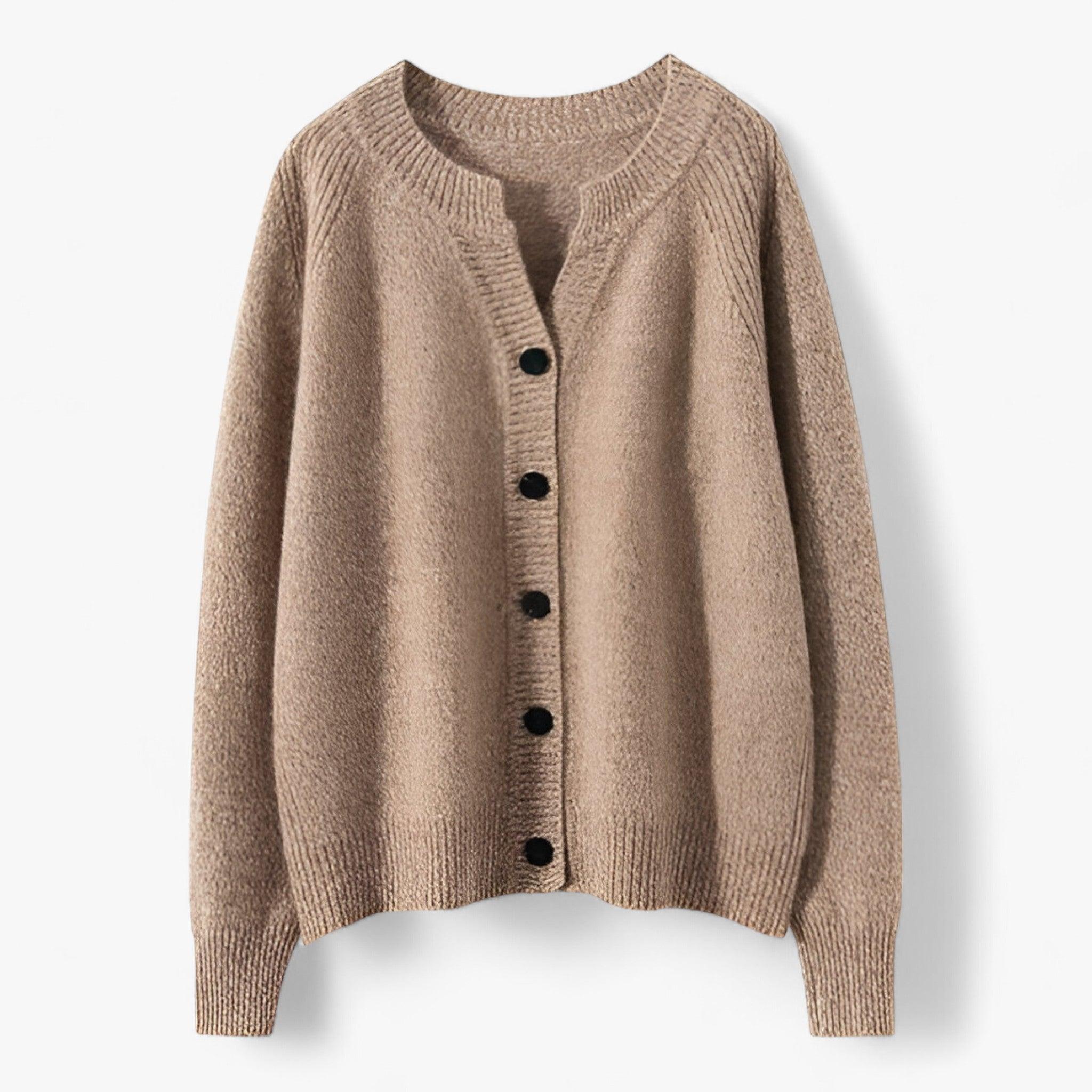 Mara - Cardigan à col rond - Un essentiel de la garde-robe élégante