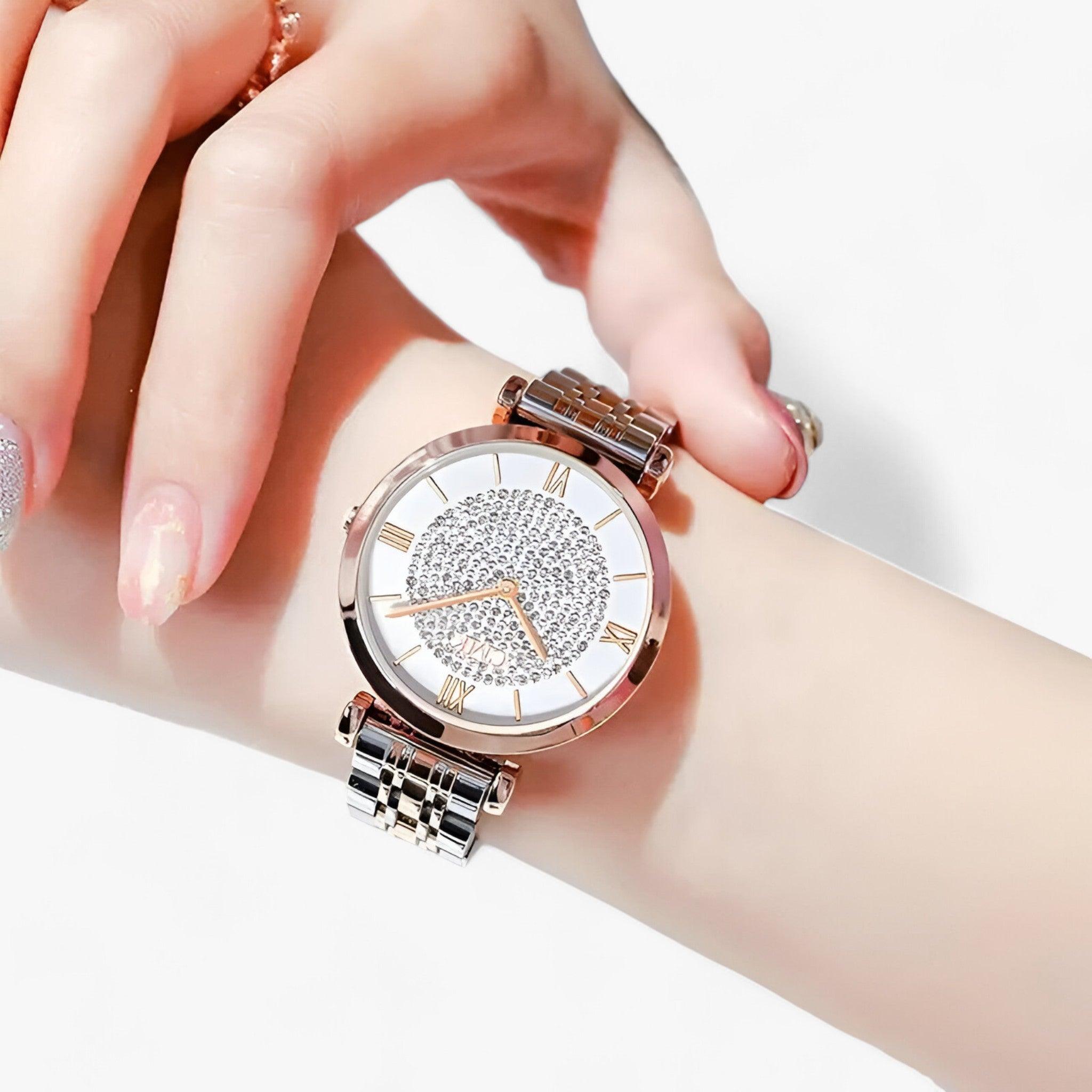 Maya - Montre de luxe en acier inoxydable - Elégante et intemporelle pour les femmes