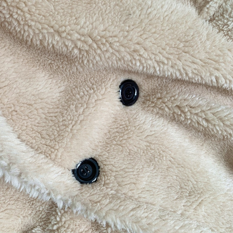 Emily - Manteau long et chaud pour femmes avec col revers classique