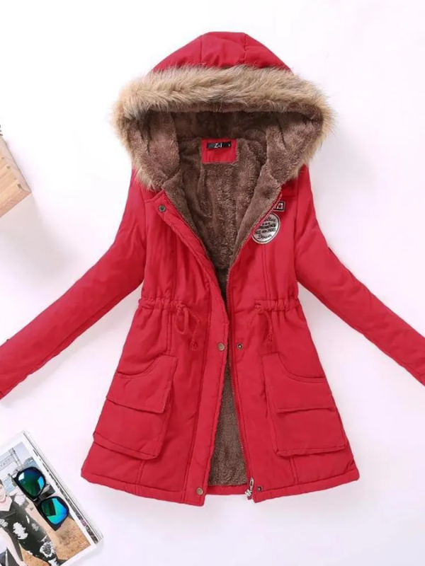 Parka à capuche coupe slim Sophia - Confortable et stylée