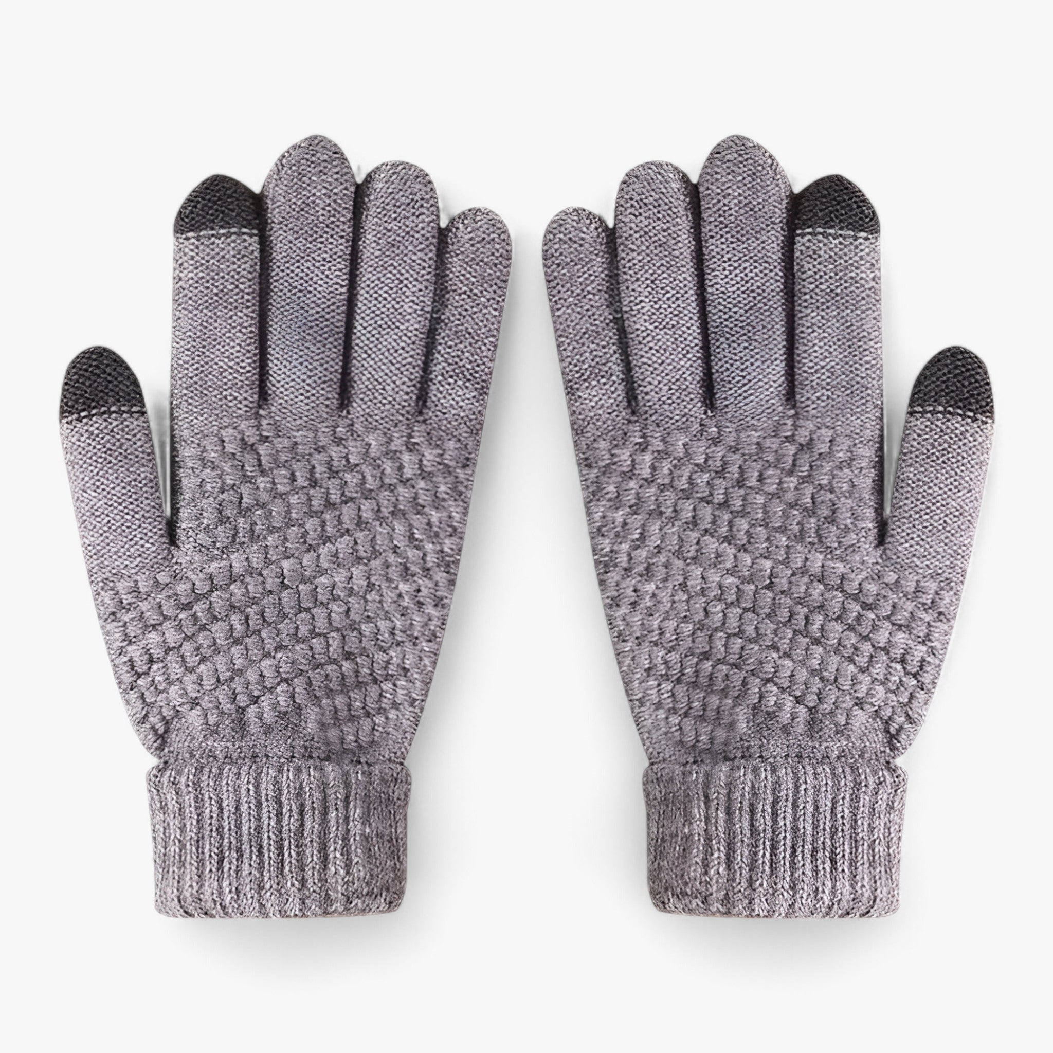 Lara - Gants d'hiver avec couverture complète du doigt et style crochet