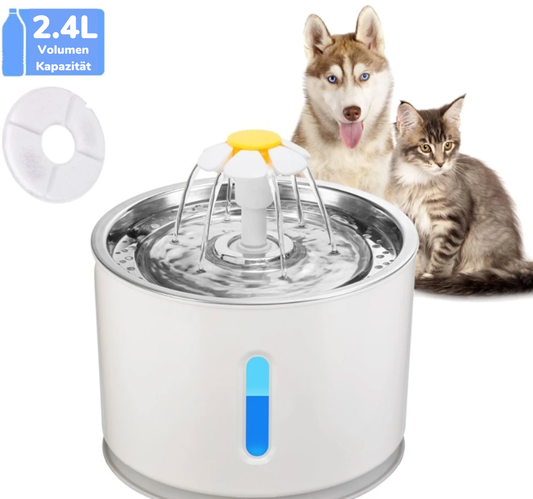 Fontaine à eau automatique pour animaux - Hydratation continue et fraîcheur