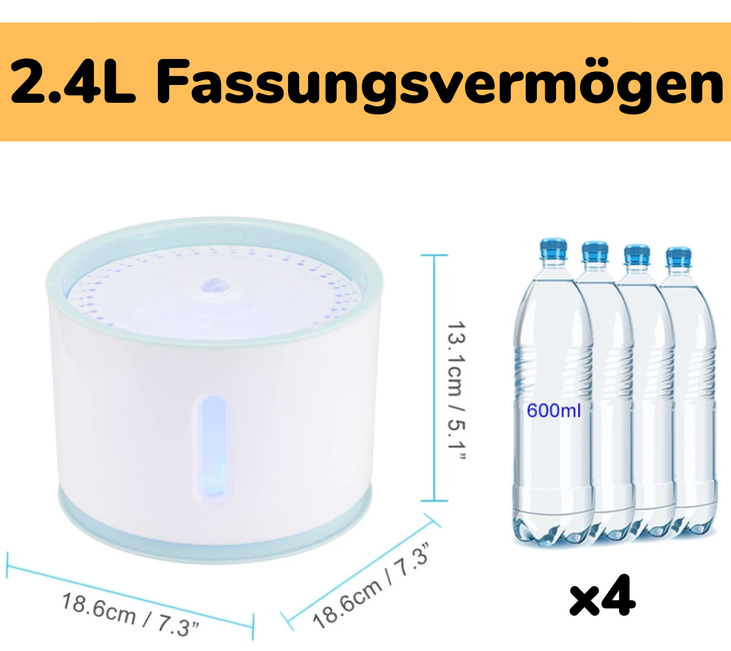 Fontaine à eau automatique pour animaux - Hydratation continue et fraîcheur