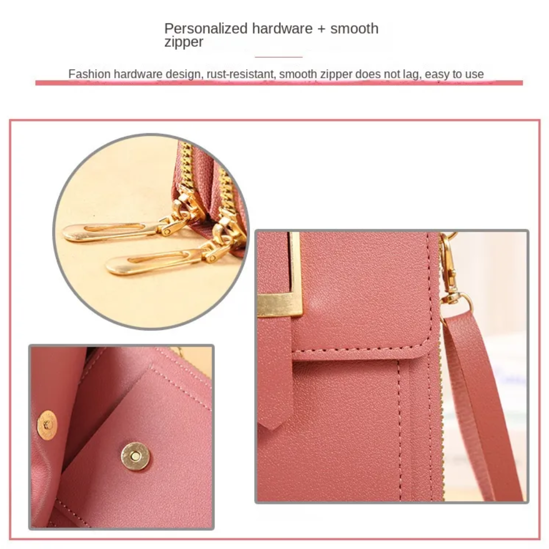 Support de téléphone en cuir Sonia - Moderne et fin
