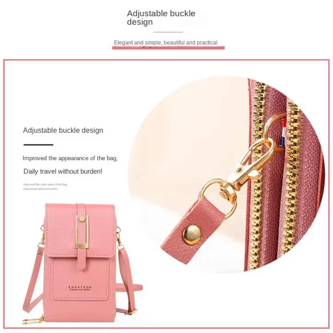 Support de téléphone en cuir Sonia - Moderne et fin