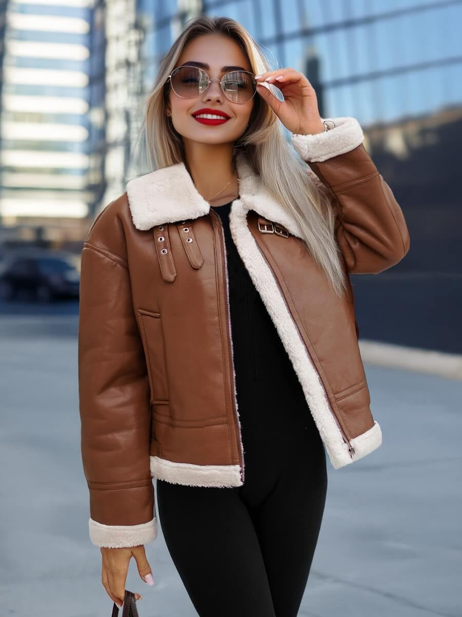 Lina - Manteau Moderne pour Femmes - Design Élégant & Marquant