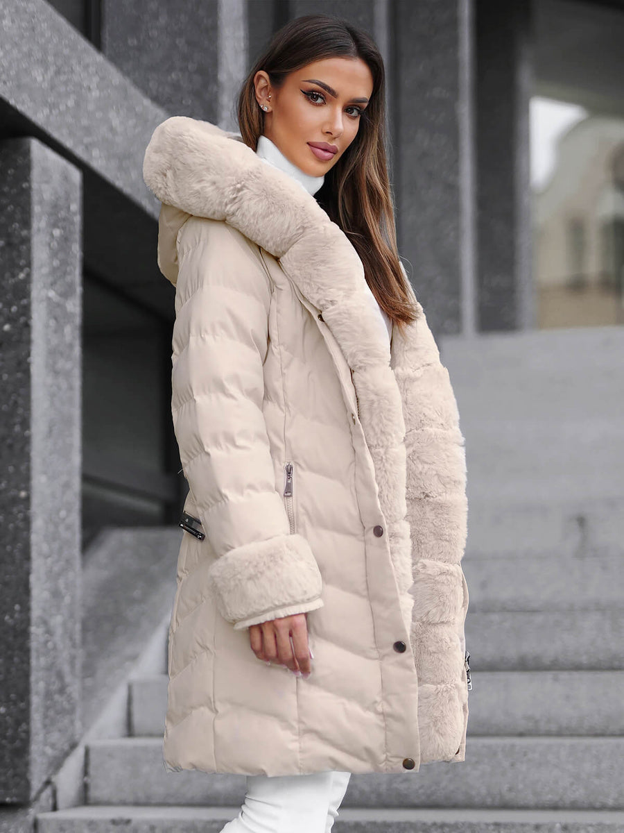 Esme - Manteau Élégant pour Femmes - Capuche Chaude et Profonde
