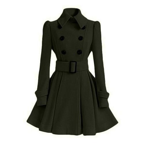 Manteau Gothique Raven Trench – Fusion Classique et Moderne