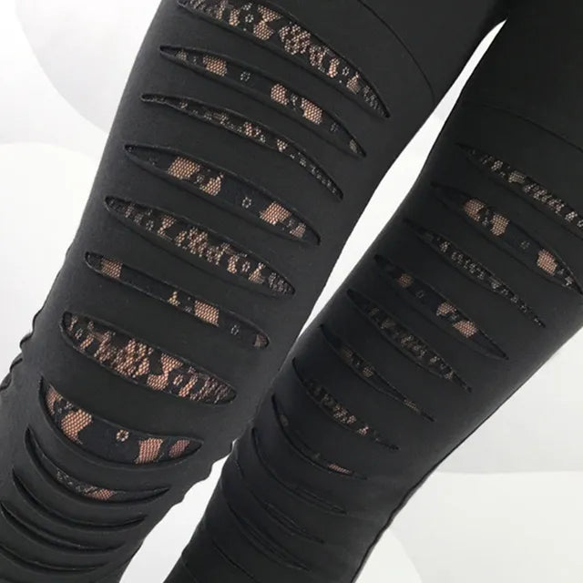 Legging Gothique Raven – Un Style Unique et Confortable