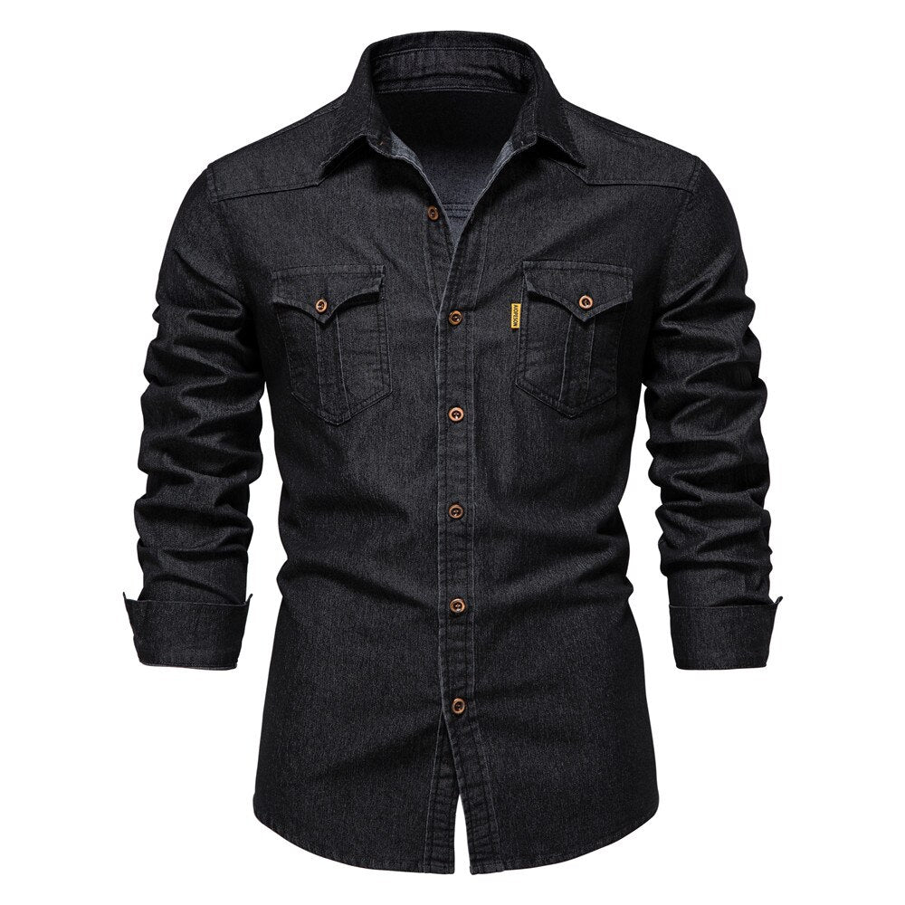 Elias - Chemise en denim avec coupe moderne