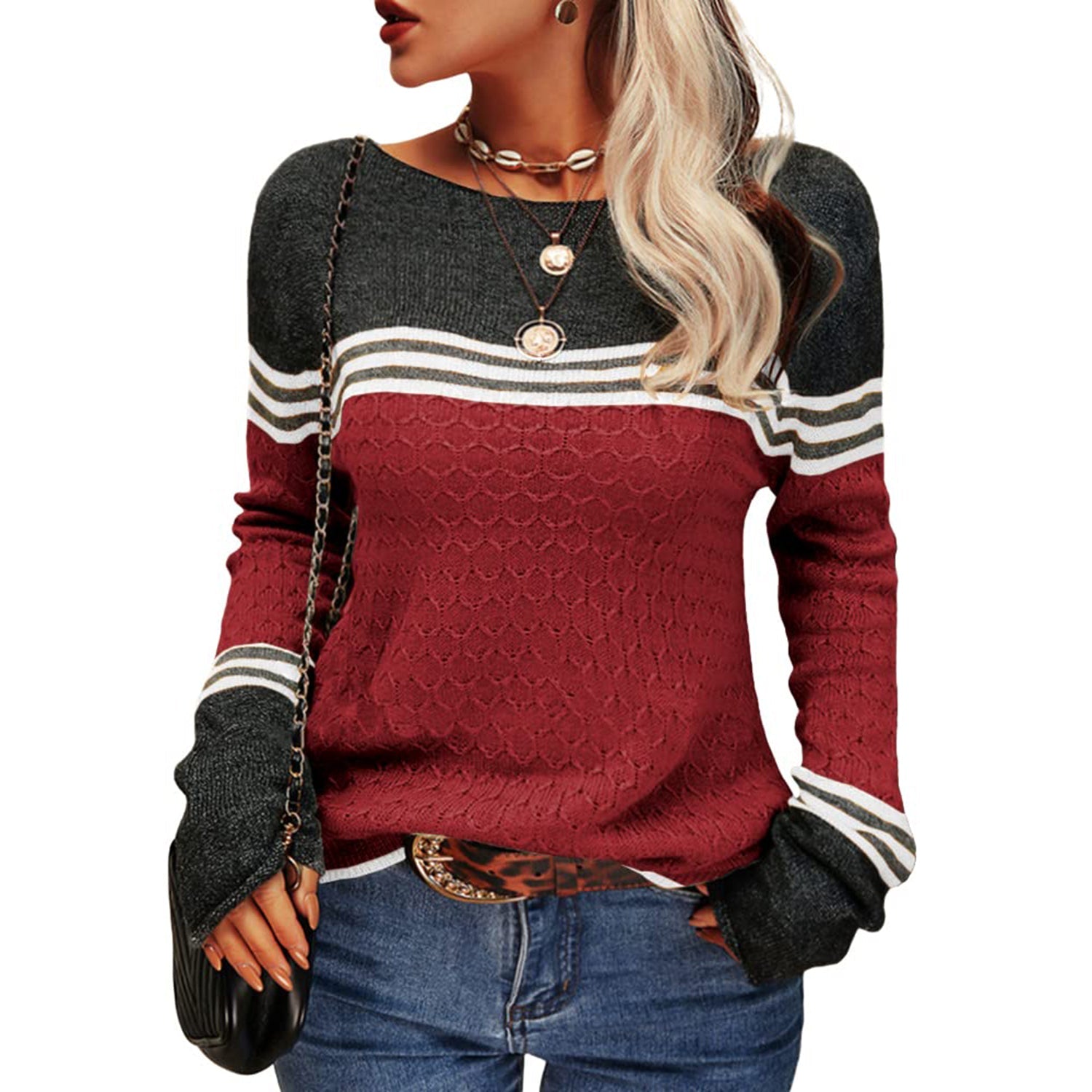 Pull Rayé pour Femme Isabella