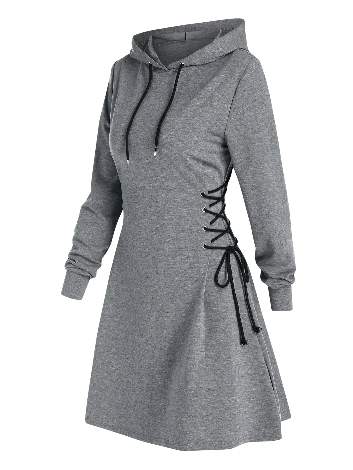Ovina - Robe sweat à capuche décontractée