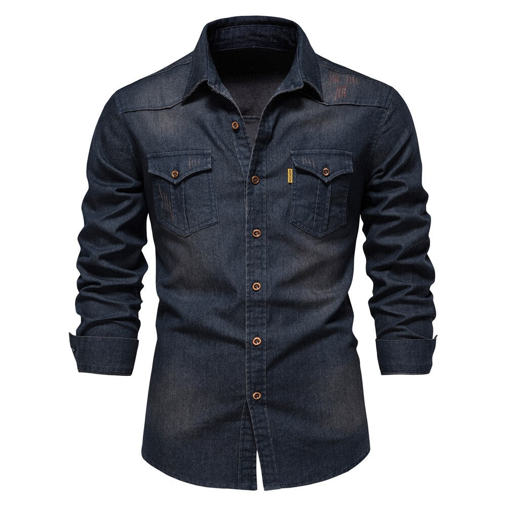 Elias - Chemise en denim avec coupe moderne