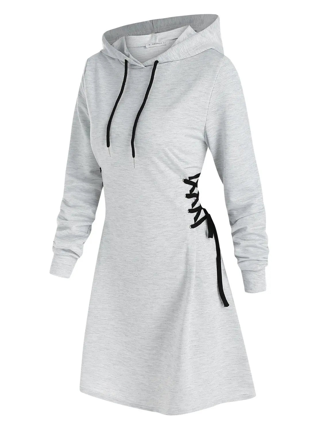Ovina - Robe sweat à capuche décontractée