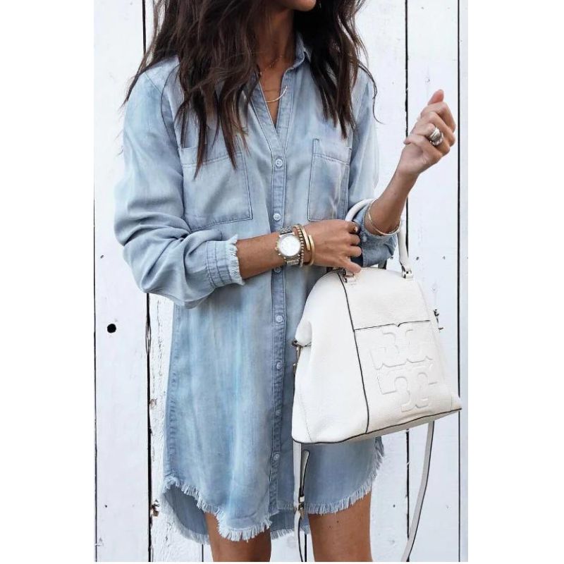 Vera - Robe en denim élégante et moderne