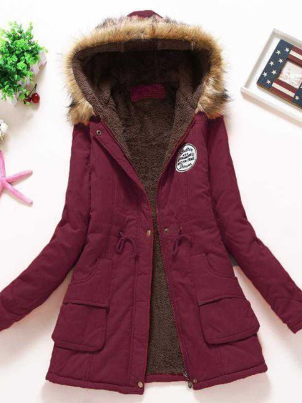 Parka à capuche coupe slim Sophia - Confortable et stylée